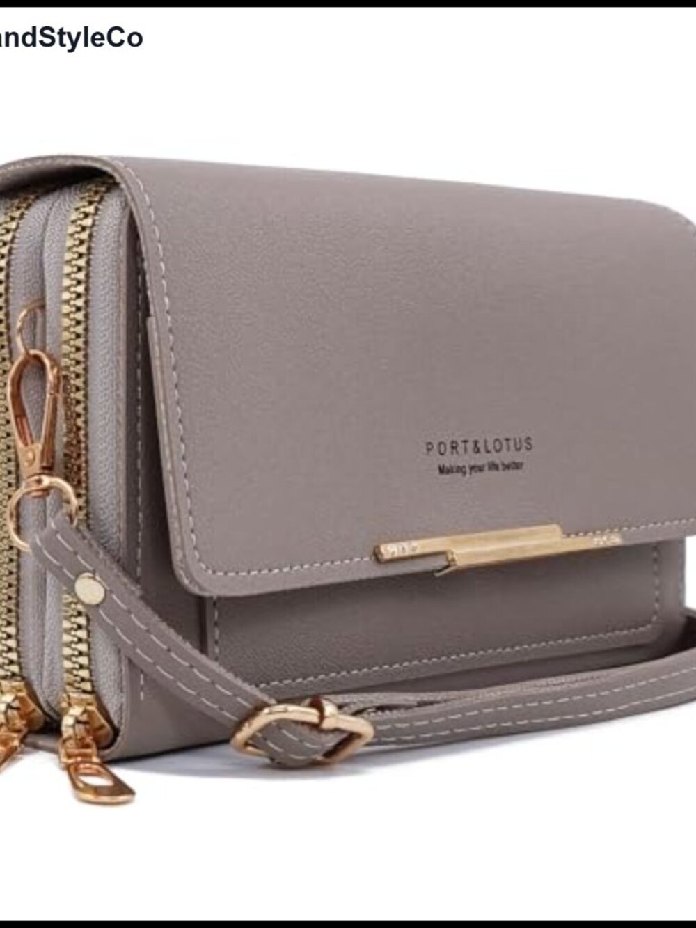 PU Leather Crossbody Bag Women Small Adjustable Strap Phone Purse